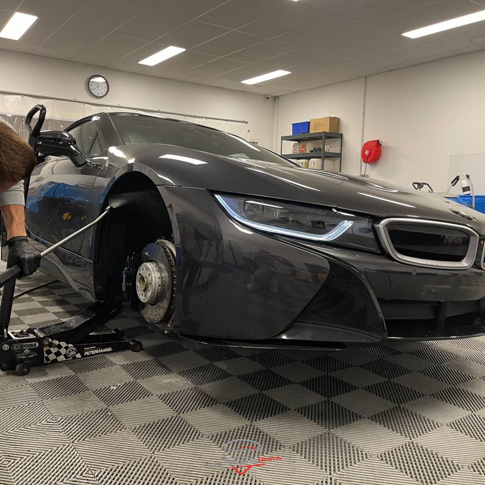 Film de protection Xpel et traitement céramique sur BMW i8