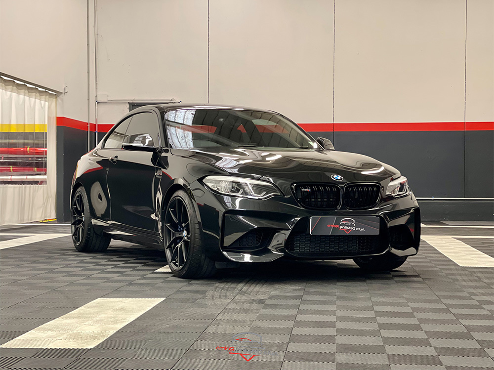 Detailing et film protection carrosserie XPEL sur BMW M2 Compétition