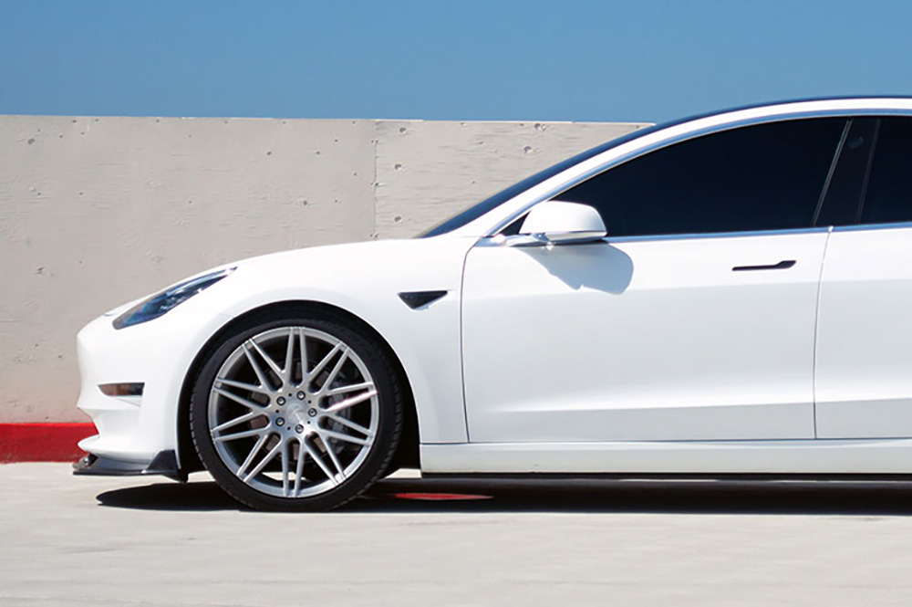 Protection contre le soleil et la chaleur en gris pour Tesla Model Y