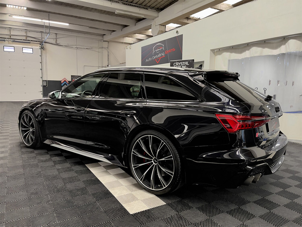 Detailing et traitement céramique carrosserie sur Audi RS6