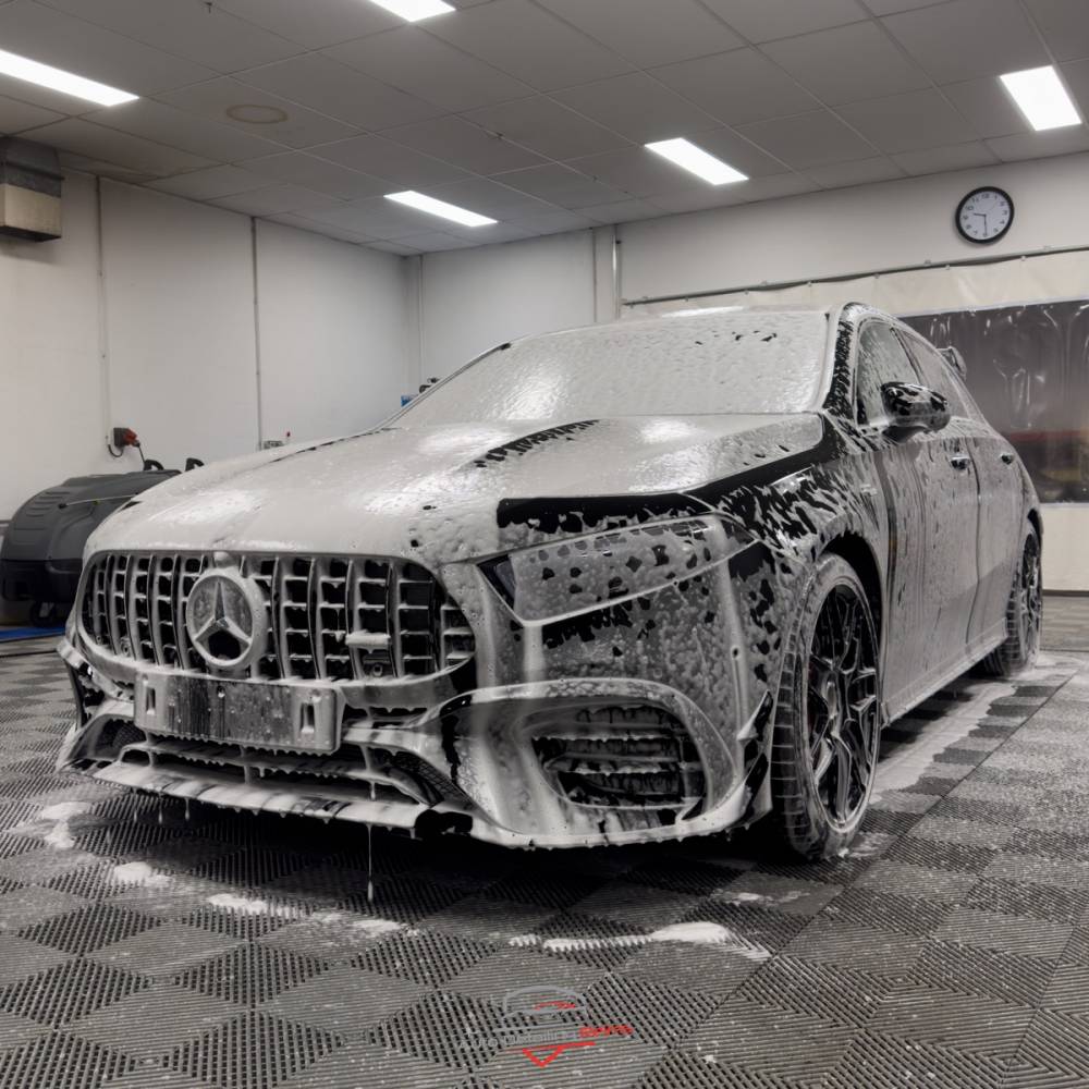 Une Mercedes Benz A45 S AMG Ultra protegee par Auto Detailing Reims